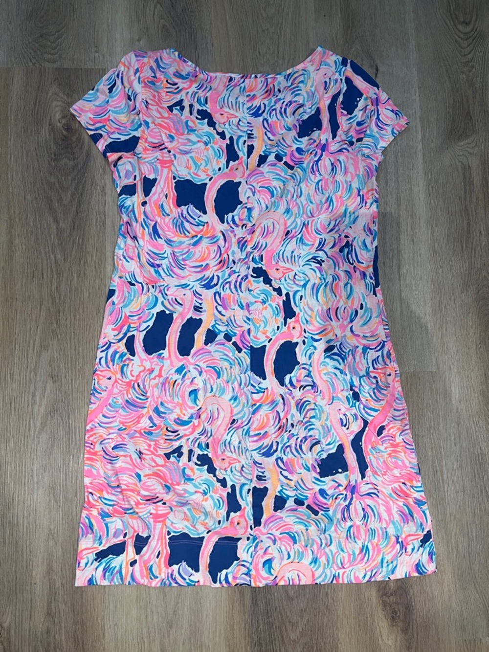 Lilly Pulitzer Marlowe Tee Shirt Pima Cotton Dress “ Head in the Sand” -Medium - Picture 4 of 5